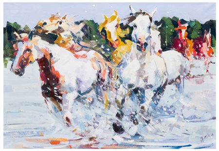 Ilirjan Xhixha (1964)
Cavalli al galoppo 