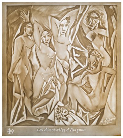 Annarita Librari (II metà del XX secolo), per Cartiere Miliani, Fabriano
Les démoiselles d'Avignon, da Pablo Picasso, 2004