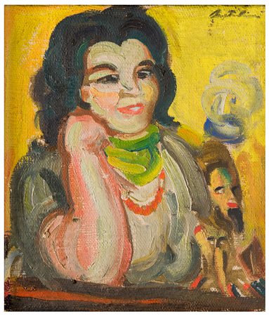 Luigi Bartolini (1892 - 1963)
Donna con collana di corallo