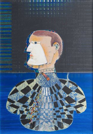 Luigi Rincicotti (1941 - 2024)
Volto di profilo, 1984