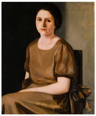 Virgilio Guidi (1891 - 1984)
Ritratto femminile, 1918 circa