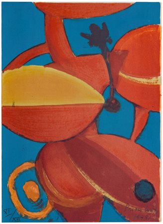 Primo Conti (1900 - 1988)
Composizione astratta, 1973