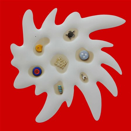 Renzo Nucara Crema, 1948 Bang 10-37, 2011 legno, carta, colore serigrafico,...