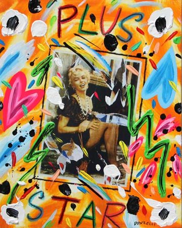 Bruno DONZELLI Napoli, 1941 Plus star tecnica mista su tela cm 50x40...