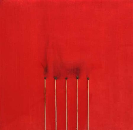 Bernard AUBERTIN Fontenay-aux-Roses, 1934 Dessin de feu, 2010 fiammiferi...