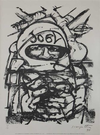 Salvatore SCARPITTA 1919 - 2007 Senza titolo, 1993 litografia cm 76x56