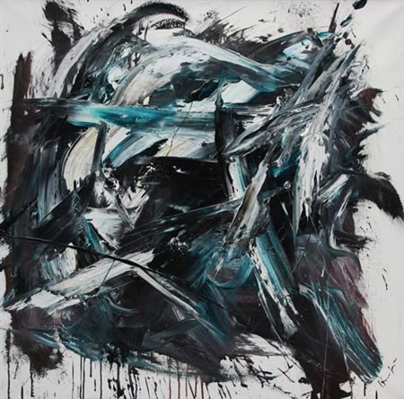 Silvio FORMICHETTI Pratola Peligna, 1969 Il fiorellino blu, 2010 olio su tela...