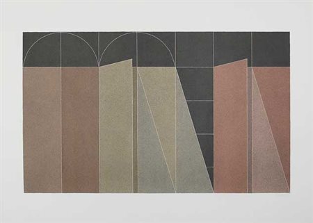 Giuseppe UNCINI Fabriano, 1929 - Trevi, 2008 Senza titolo, 1984 litografia a...