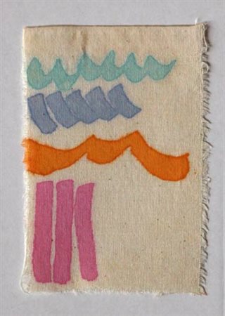 Giorgio GRIFFA Torino, 1936 Piccolo elemento n° 3 acrilico su tela cm 16x10...