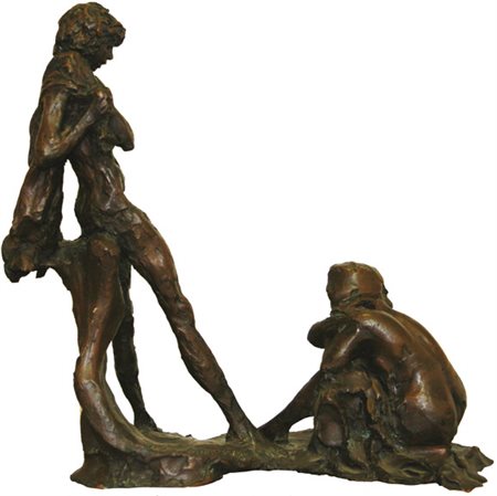 Augusto MURER Falcade, 1922 - Padova, 1985 Fauno, 1978 bronzo cm 31x27x15...