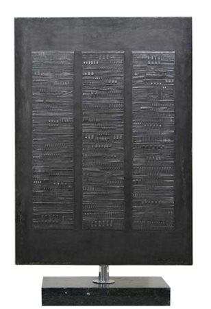 Arnaldo POMODORO Morciano di Romagna, 1926 Terza immagine, 1974 piombo inciso...