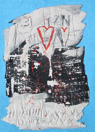 Giorgio CELIBERTI Udine, 1929 Lettera ai bambini di Terezin, 1989 tecnica...