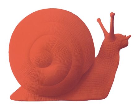 CRACKING ART GROUP Chiocciola polietilene cm 82x110x65 Edizione di 99...