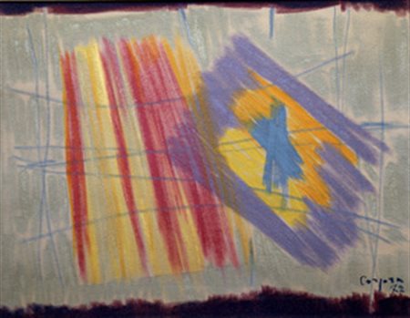 Antonio CORPORA Tunisi, 1909 - Roma, 2004 Senza titolo, 1972 pastelli...