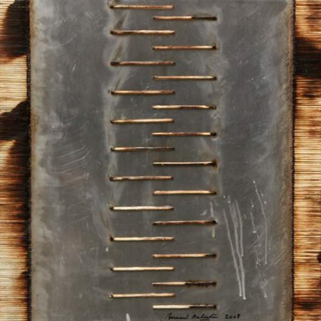 Bernard AUBERTIN Fontenay-aux-Roses, 1934 Senza titolo, 2008 fiammiferi...