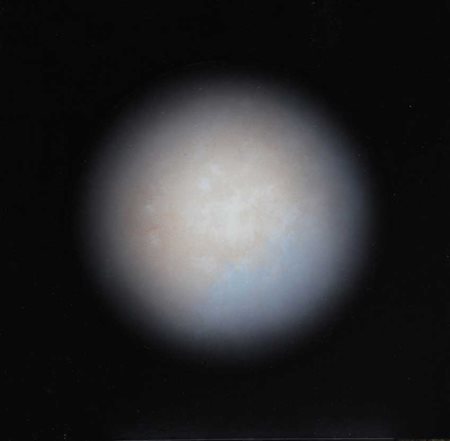 Angelo DAVOLI Reggio Emilia, 1960 Globo, 2011 olio su tela cm 60x60 Autentica...