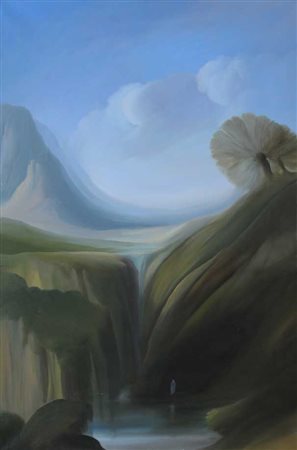 Ubaldo BARTOLINI Ascoli Piceno Il brivido, 2002 olio su tela cm 120x80...