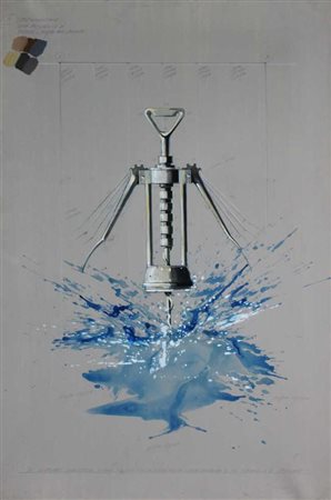 Fabrizio PLESSI Reggio Emilia, 1940 Progetto, 1972-73 olio su tela cm 92x60...