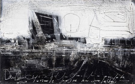 Jonathan Guaitamacchi, Londra 1961, Senza tempo 4, Olio su carta applicata su...