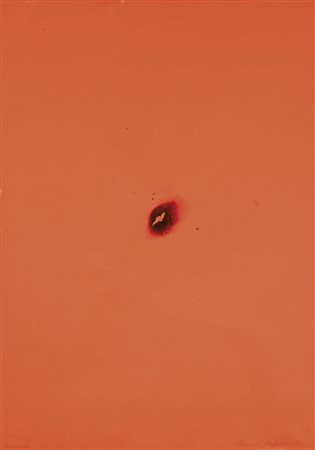 Bernard Aubertin, Fontenay-aux-Roses 1934, Semema, 1990, Combustione su...