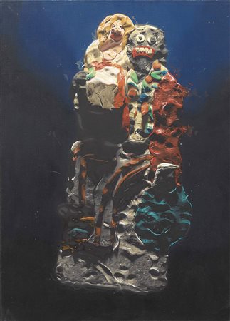 Mathew Weir, Ipswich 1977, Senza titolo, 2003, Olio su tela tesa su tavola,...