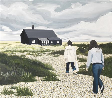Sarah Jeffries, Regno Unito 1979, Dungeness, 2004-05, Olio su tavola, cm....