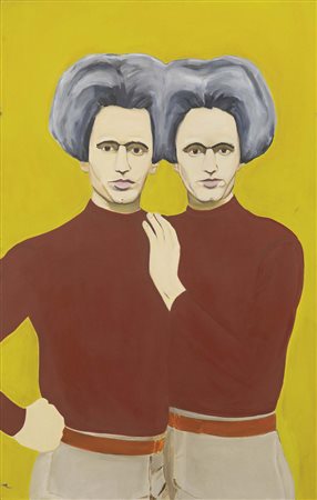 Milena Dragicevic, Knin 1965, Ivan loves Ivan, 2000, Olio su tela, cm....