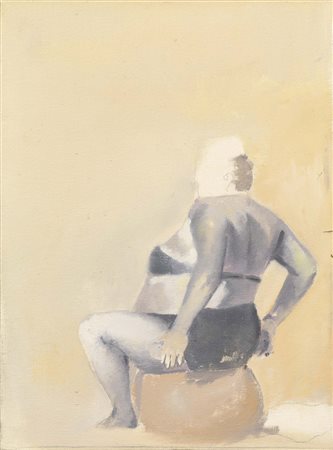 Marius Bercea, Cluj-Napoca 1979, Senza titolo, 2006, Olio su tela, cm. 40x30,...