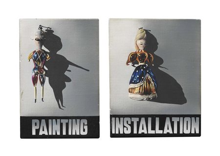 Antonella Mazzoni, Fiorenzuola d'Arda (Pc) 1957, Painting Installation, 1994,...