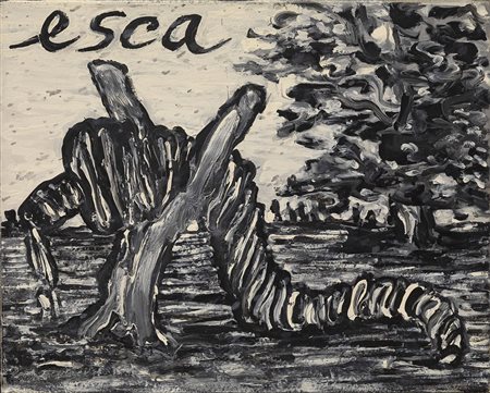 Alessandro Pessoli, Cervia (Ra) 1963, Senza titolo, 1992, Smalto su carta...