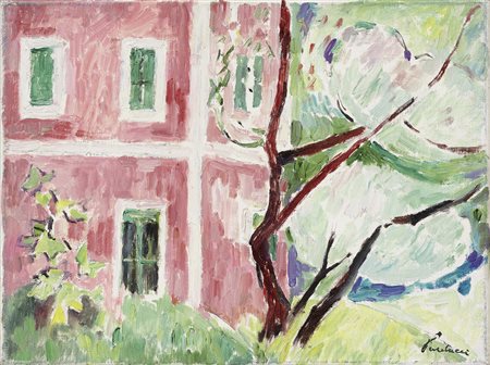 Enrico Paulucci, Genova 1901 - Torino 1999, La casa di Ezra Pound a Rapallo,...