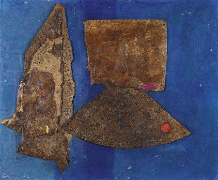 Roberto Crippa, Milano 1921 - Bresso (Mi) 1972, Senza titolo, Sughero,...