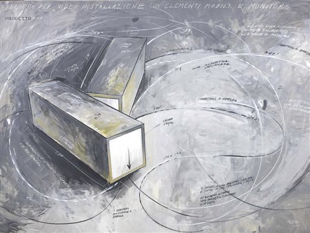 Fabrizio Plessi, Reggio Emilia 1940, Progetto per video installazione con...