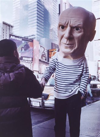 Maurizio Cattelan, Padova 1960, Picasso, 1998, Fotografia, es. 49/1000, cm....
