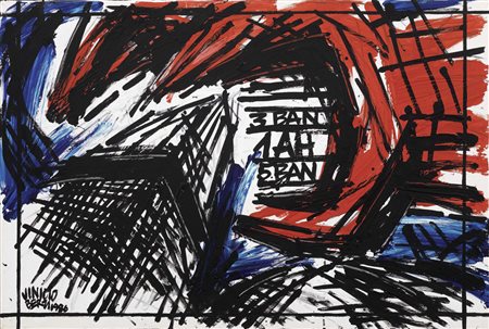 Vinicio Berti, Firenze 1921 - 1991, Grande Incontro-Scontro 1AH-3BAN, 1986,...