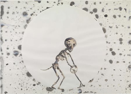 Alessandro Pessoli, Cervia (Ra) 1963, Senza titolo, 1996, Acquerello su...