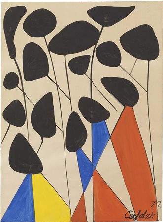 Alexander Calder, Philadelphia 1898 - New York 1976, Senza titolo, 1972,...