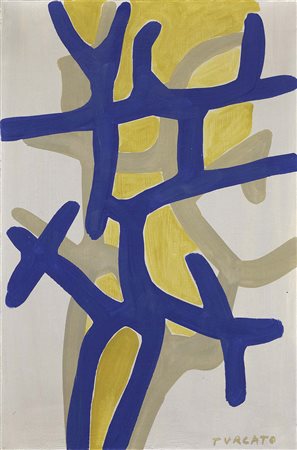 Giulio Turcato, Mantova 1912 - Roma 1995, Reticolo, 1957-58 ca., Olio su...