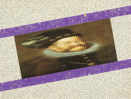 Jiri Kolar, Protivin 1914 - Praga 2002, Senza titolo, 1987, Collage su...