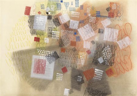 Tancredi, Feltre (Bl) 1927 - Roma 1964, Senza titolo, (1953), Tecnica mista...