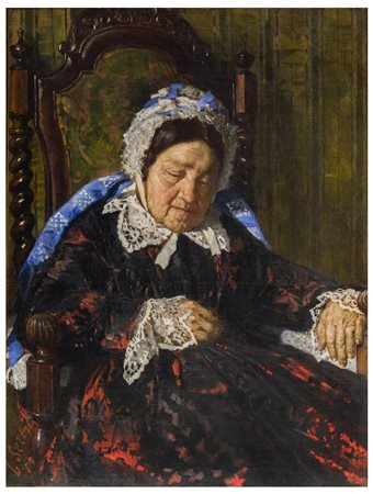 Luigi Serena (1855 - 1911)
La nonna del pittore, 1879