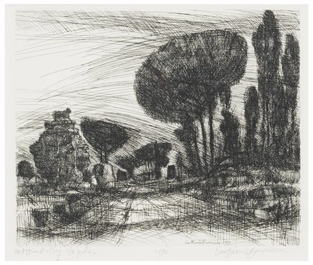 Lino Bianchi Barriviera (1906 - 1985)
Via Appia Antica, 1970
