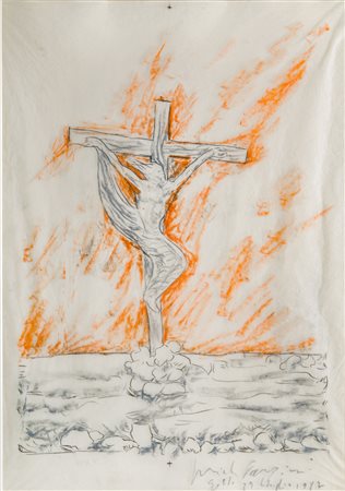 Pericle Fazzini (1913 - 1987)
Cristo in croce, 1982