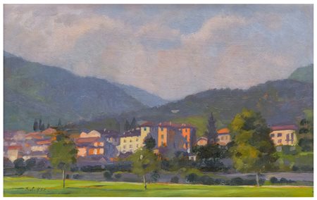 Leonardo Dudreville (1885 - 1975)
Trobaso dal bersaglio, 1952