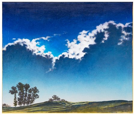 Giuliano Crivelli (1935 - 2021)
Ricami del cielo. Sipario di nubi, 1993