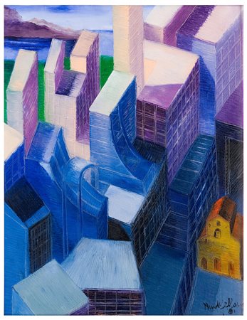 Nino Melloni (1930)
Palazzi e chiesa, 1981
