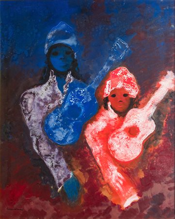 Josè Guevara (1926 - 2010)
Donne con chitarre, 1990