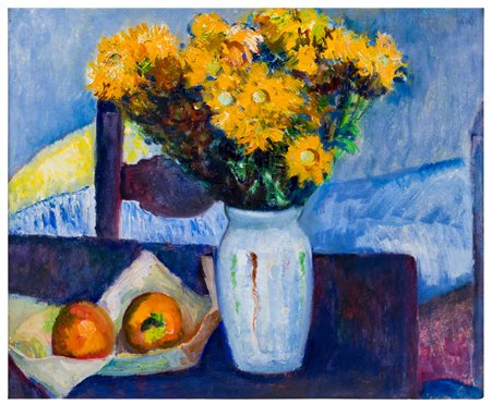 Eduardo Gordigiani (1866 - 1961)
Vaso di girasoli 