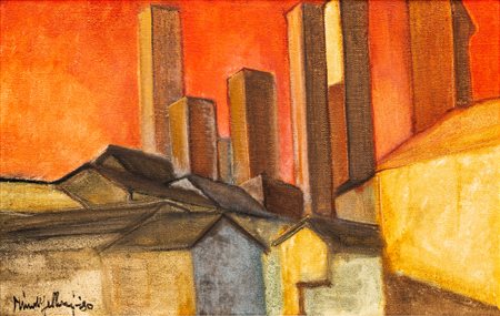 Nino Melloni (1930)
Paesaggio urbano, 1980