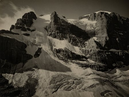 Leo Baehrendt (1867 - 1957)  - Cima del Brenta verso Dente di Sella, 1926